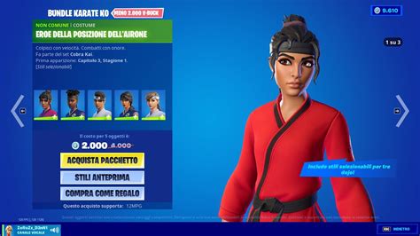 Fortnite Negozio Oggetti Nuove Skin Cobra Kai Nuovo Anno 31