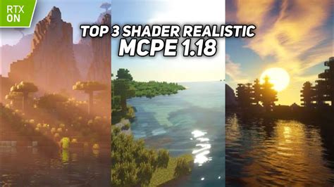 Top Shader Mcpe Realistic No Lag Ringan Ram Gb Youtube