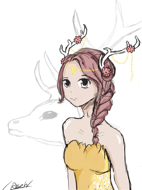 Deer Girl Hybrid By Crazymuffin77 On Deviantart