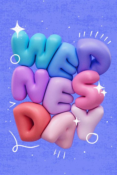 2d 3d Inflated Type On Behance