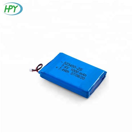 High Discharge Li Polymer Battery 523450 2s 37v Li Ion Battery 1000mah Lithium Ion Battery