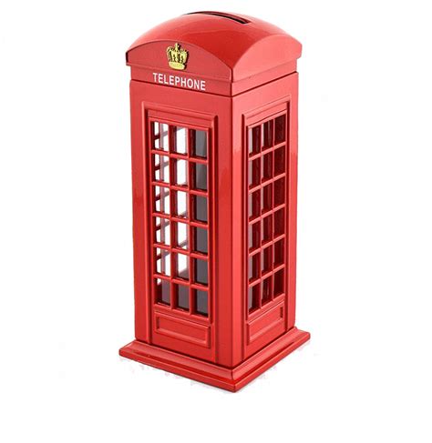 Telephone Phone Box Money Box Piggy Bank