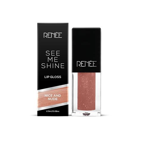 Buy RENEE See Me Shine Lip Gloss Nice And Nude 2 5ml Online At Best Price In India On Tira