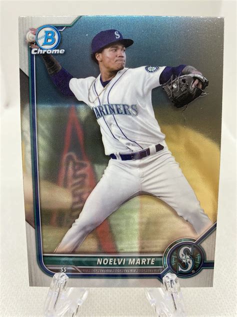 Noelvi Marte Bowman Chrome Prospect Card Bcp Ebay