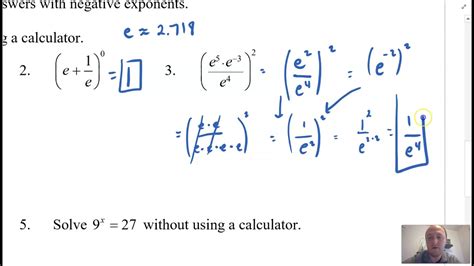 Ap Calculus Ab 7 1 Exponential Functions Youtube