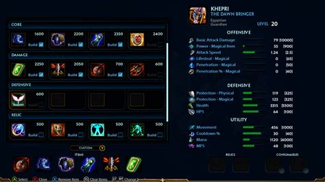 Ares Build Smite Items