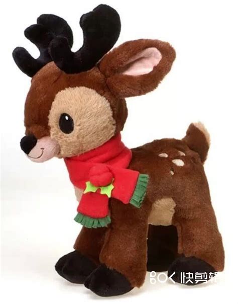 Plush Reindeer Cuddly Soft Toy Teddy Bear Xmas T Promotional