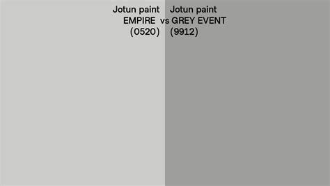 Jotun Paint Empire Vs Grey Event Side By Side Comparison