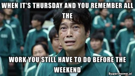15 Relatable Thursday Work Memes to Lighten the Load