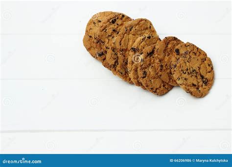 Chocolate Biscuits Stock Photo Image Of Delicious Cookie 66206986