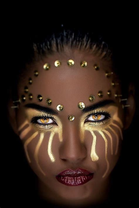 105 Best Ideas About Black Queen Egyptian Goddess Photoshoot Ideas Tribal Makeup African