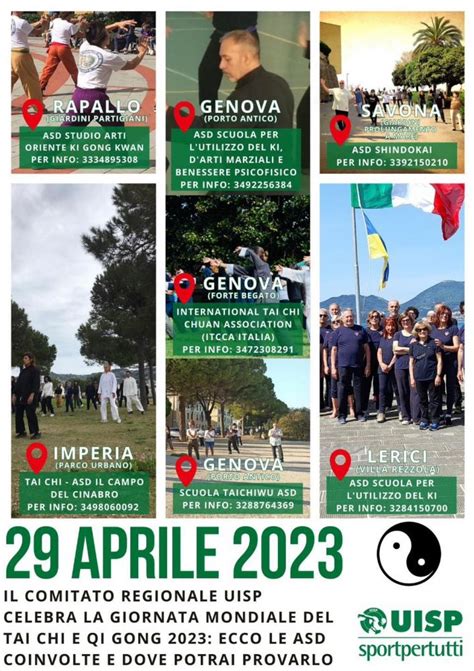 UISP Genova Giornata Mondiale Del Tai Chi E Qi Gong