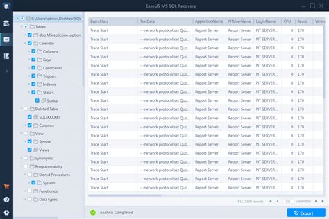 MS SQL Repair Tool Repair Corrupted MDF NDF File EaseUS