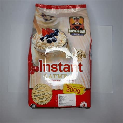 Jual Captain Oats Instant Oatmeal 800gr200gr Shopee Indonesia