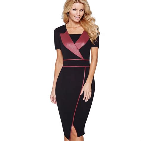 Buy Summer Women Work Office Business Sheath Dress