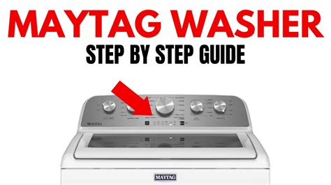 How To Reset Maytag Washer Mvwx Dw Maytag Washer Reset Youtube