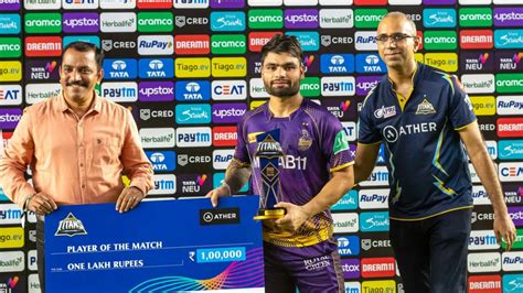 Gt Vs Kkr Ipl Full List Of Award Winners Man Of The Match Post