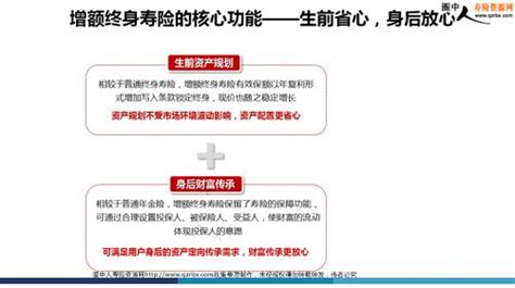 保险理念之增额终身寿险是中等收入群体稳健收益的新选择6页ppt圈中人寿险资源网