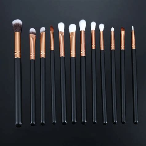 12pcs Eye Makeup Brush Kit Eyeshadow Powder Eyeliner Blending Brushes Eye Shadow Brushes Set For