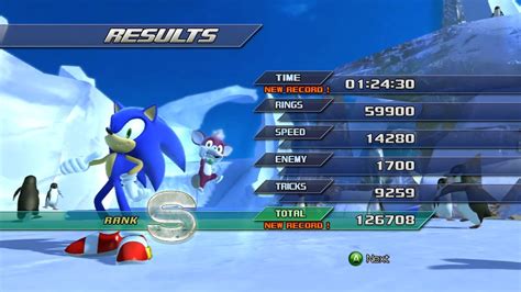 Sonic Unleashed Holoska Day Cool Edge Act 2 S Rank Series S