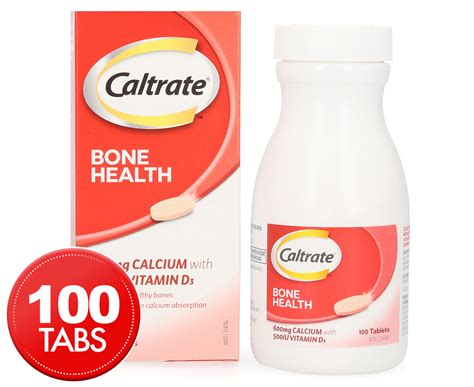 Caltrate Bone Health 100 Tablets Au