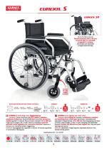 Manual Wheelchair Eureka Surace Outdoor Indoor With Legrest