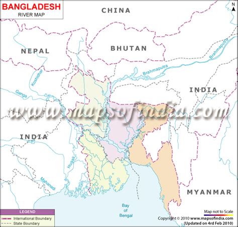 Bangladesh River Map