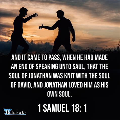 1 Samuel 18 1 Bible Cross References Connecting Verses Across