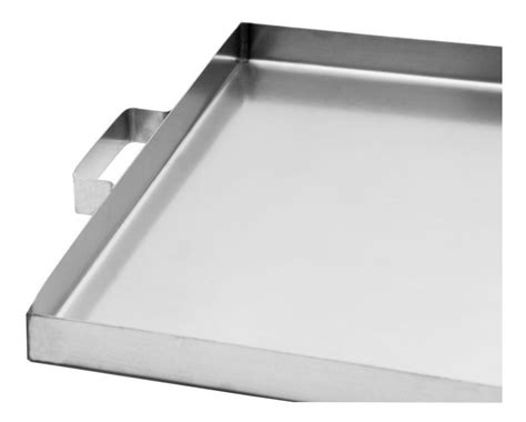 Comal Plancha Liso De Acero Inox De 40x80 Cm Para Negocio Mercado Libre