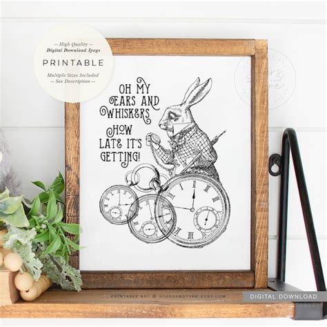 White Rabbit Alice In Wonderland Quotes Halley Marcelline