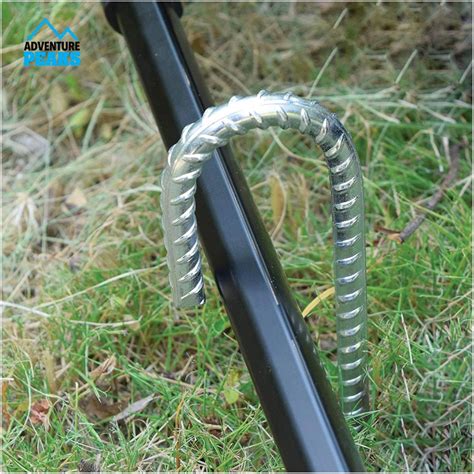 Galvanised Heavy Duty Steel Metal Ground Stakes Camping Tent Gazebo