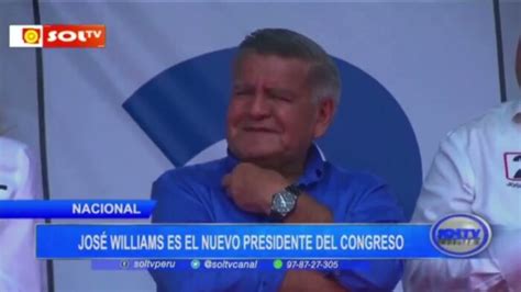 Perú José Williams Es El Nuevo Presidente Del Congreso Soltv Peru