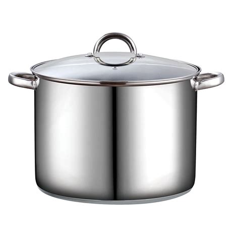 Cook N Home Quart Stainless Steel Stockpot With Lid Walmart