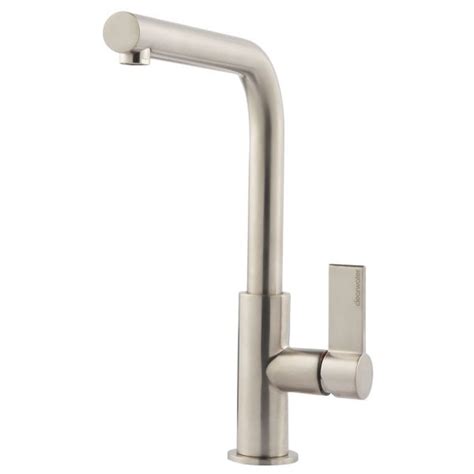 Clearwater Auriga Single Lever Brushed Nickel Monobloc Kitchen Sink