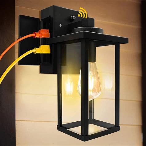 Outdoor Wall Light With Gfci Outlet Shelly Lighting