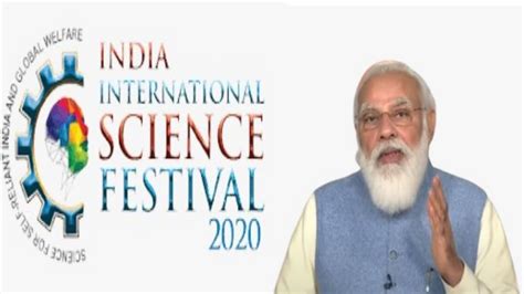 India International Science Festival Modi S Speech Youtube