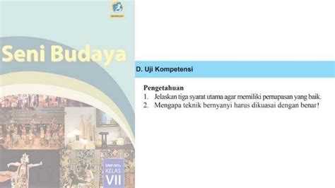 Kunci Jawaban Seni Budaya Kelas Halaman Tentang Teknik Bernyanyi