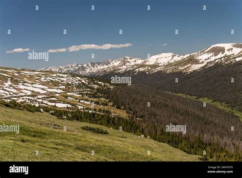 Medicine Bow Curve In Rocky Mountain National Park Colorado United