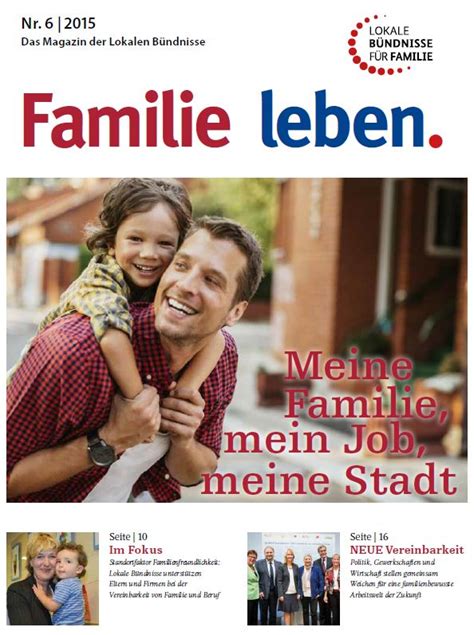 BMFSFJ Familie Leben Meine Familie Mein Job Meine Stadt