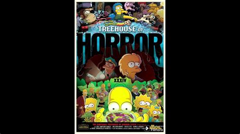 Simpsons Treehouse Of Horror Xxxiv End Credits Youtube