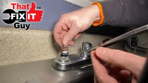 How To Fix A Leaky Kitchen Faucet With Two Handles