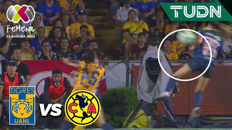 Pedían penalti Parecía mano de Rodríguez Tigres 0 0 América