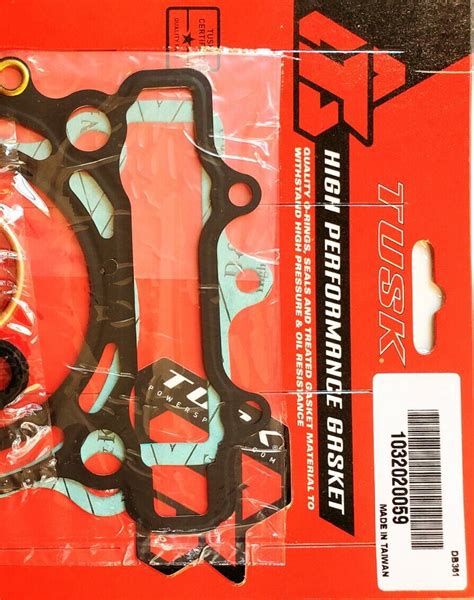 Tusk Top End Gasket Kit Kawasaki Kx250F 20062008 Head Base Seals