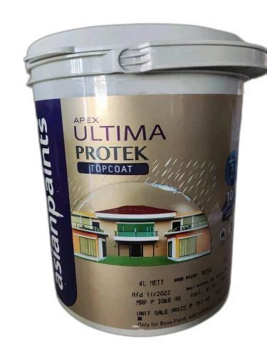 Asian Apex Ultima Protek Topcoat Paint 4 Ltr At Rs 3068 Bucket In Pune