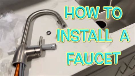 How To Install A Faucet Youtube