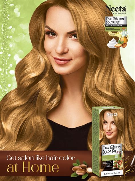 Buy Neeta Pro Fashion Professional Permanent Hair Color Kit Ml Honey Blonde Hair
