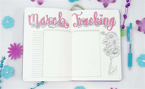 Spring Bullet Journal Set Up Ideas - Planning Mindfully