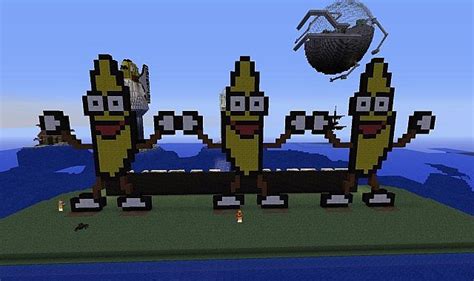 Peanut Butter Jelly Time Bananas Minecraft Map