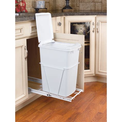 Shop Rev A Shelf 35 Quart Plastic Pull Out Trash Can At