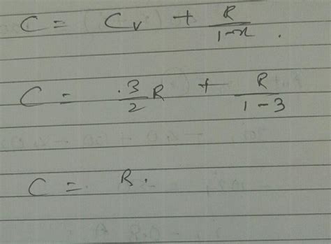 One Mole Of An Ideal Monatomic Gas Undergoes A Process Described By The